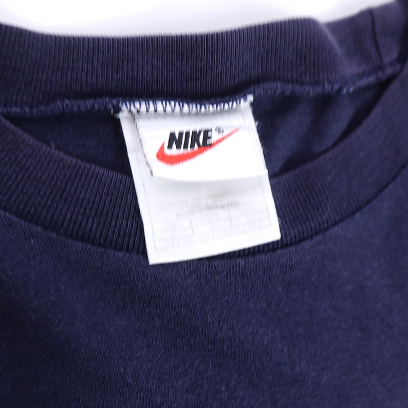 Vintage 90s NIKE Tennis T-Shirt Color Blue Navy NIKE Tennis | Etsy
