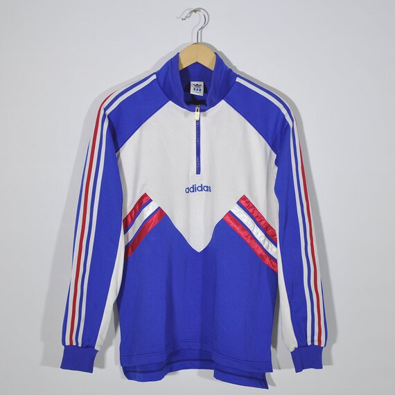 adidas quarter zip vintage