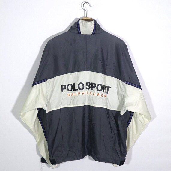Vintage 90s Polo Sport Ralph Lauren 67 Windbreaker Zip Hoodie | Etsy
