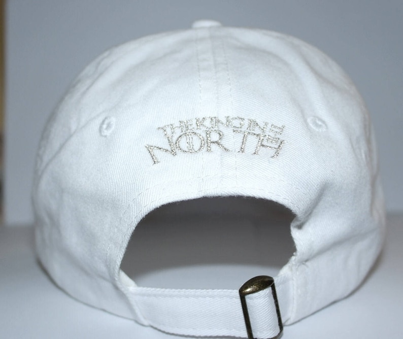 King In The North White Dad Hat immagine 2