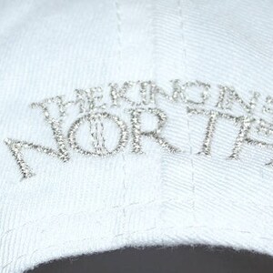 King In The North White Dad Hat immagine 3