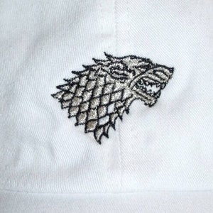 King In The North White Dad Hat immagine 4