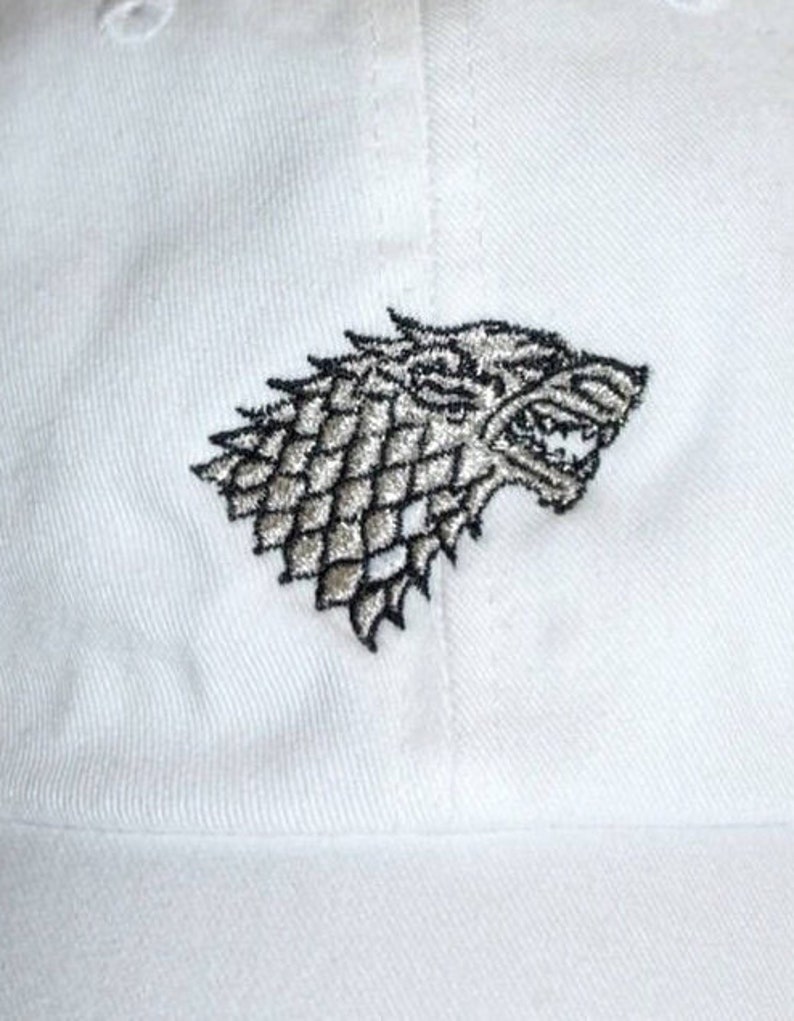 King In The North White Dad Hat immagine 4