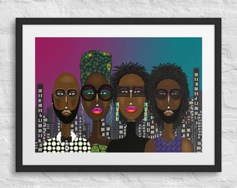 Spectacles 3N2 Print, Modern Figurative Art