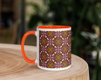 Sunburst Tile Pattern Mug