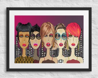 Miami Art Print | The Sisterhood Series