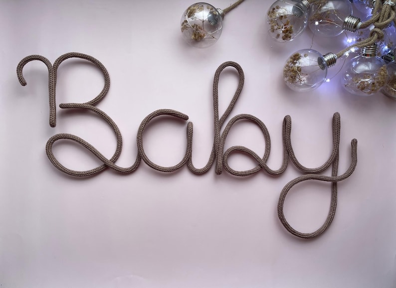 Extra Large Baby Sign - XL Size Custom Name Nursery Wall Decor ...