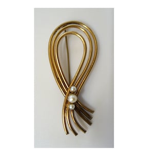 A&Z Gold-Filled Cultured Pearl Brooch/Pin
