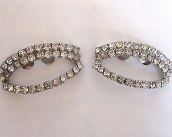 Circa 1950er Jahre Musi Strass Schuhclips