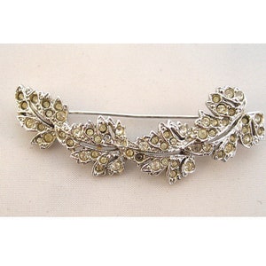 Silberfarbene Ahornblatt Brosche/Pin