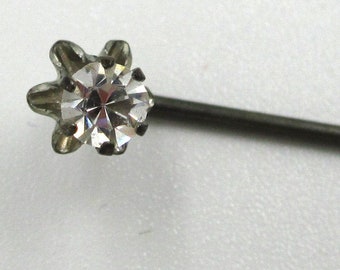 Circa 1930s Rhinestone Stick Pin