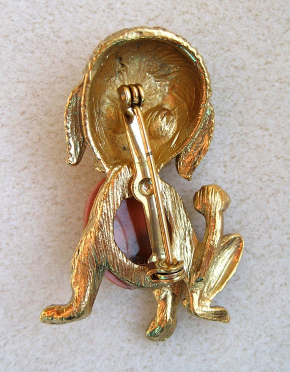 Googly-Eyed Puppy/Dog Figural Pin/Brooch - image 3