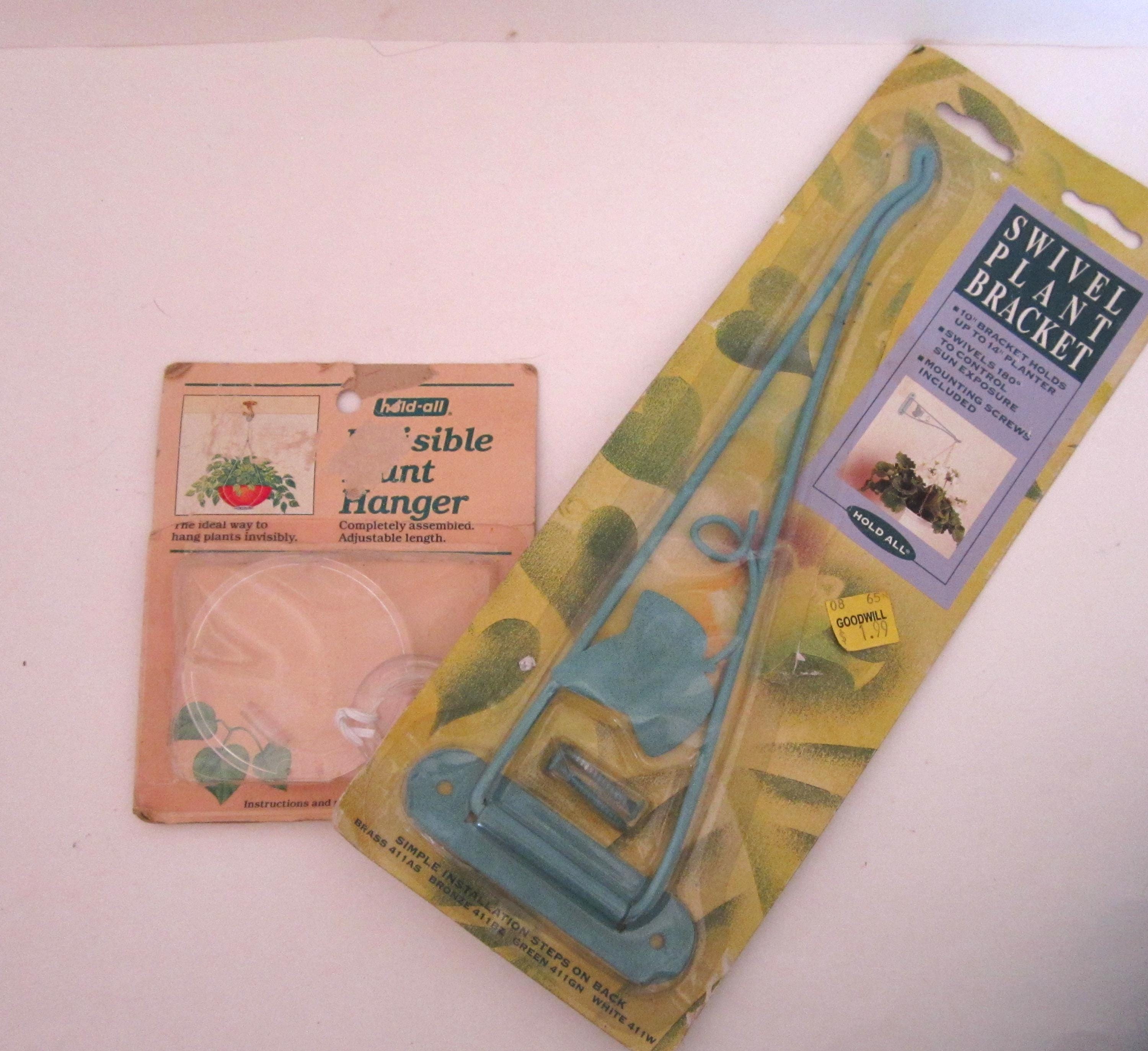 Vintage Swivel Plant Hanger and Invisible Lucite Hanger, Original Packages  - Etsy