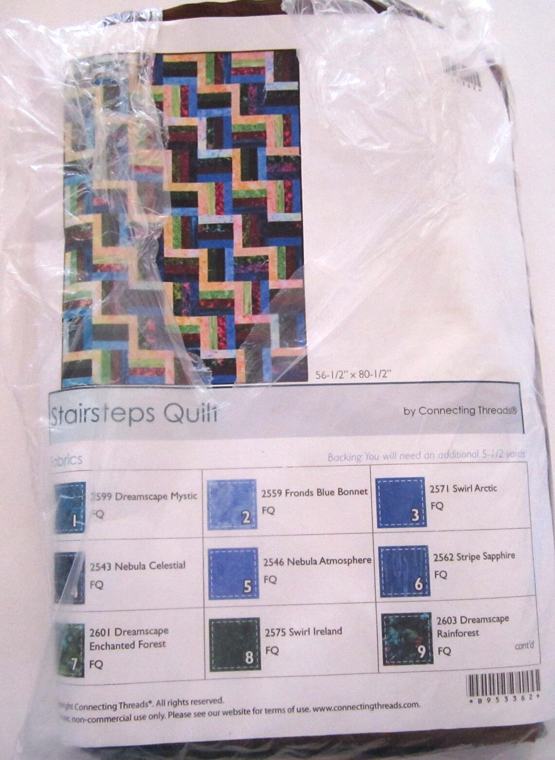 Connecting Threads Stairsteps Quilt Kit - Etsy