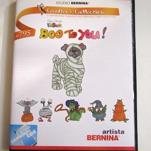 Bernina Artista Stickdatei - Boo to You #795