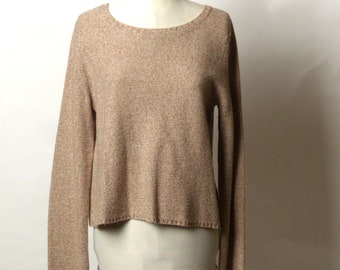 Joie Cashmere/Wool Blend Zip Back Sweater