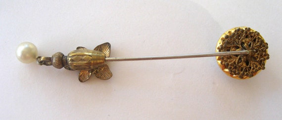 Unsigned Miriam Haskell Faux Pearl and Rhinestone… - image 5