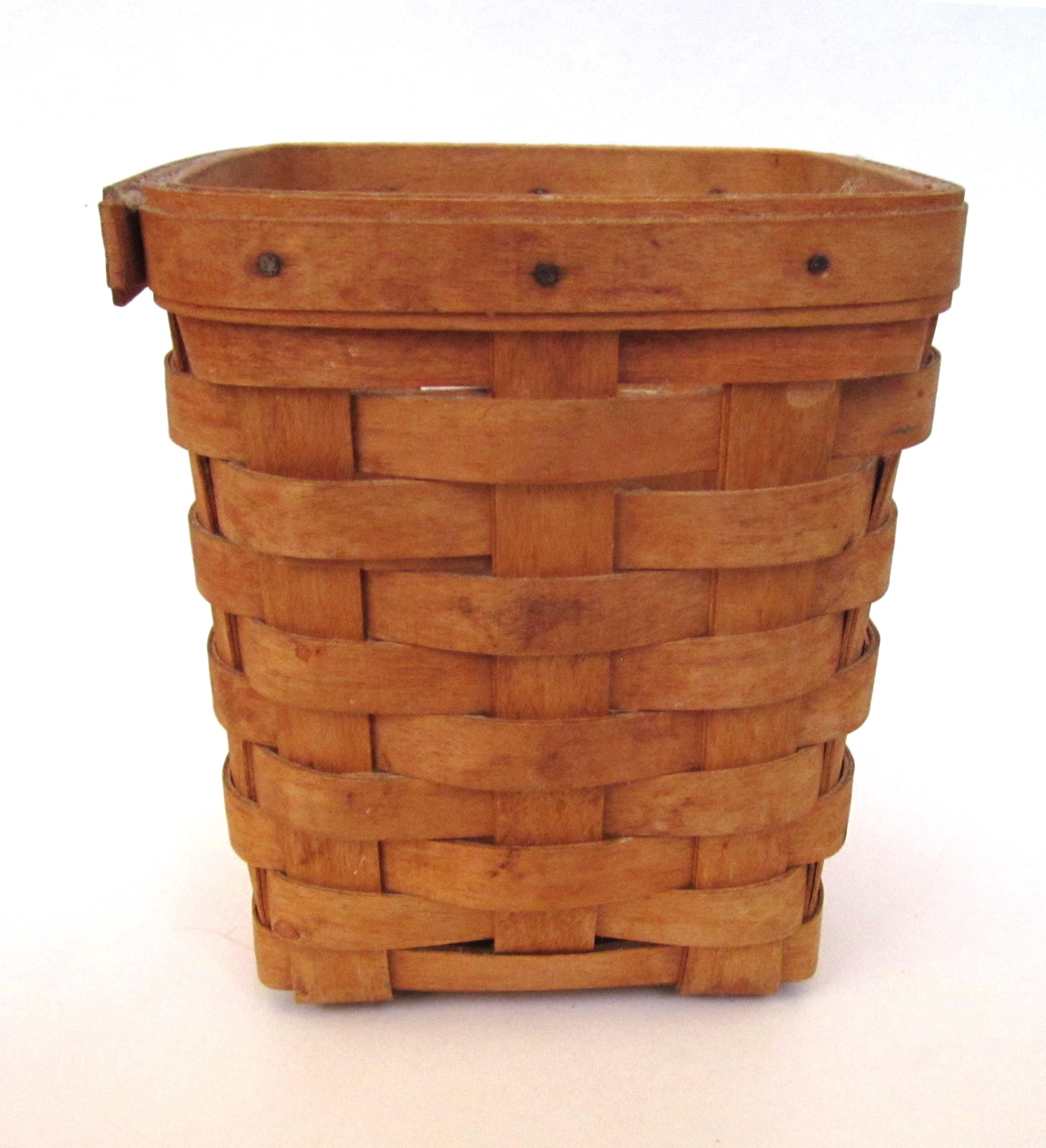 Vintage 1995 Tall Square Longaberger Spoon Basket - No Liners - Etsy