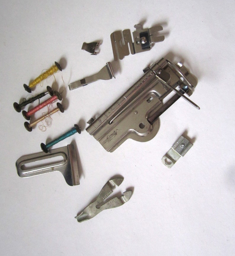 New Home Back Clamp Sewing Machine Attachments in Original Etsy