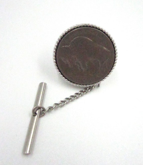 buffalo nickel tie tack