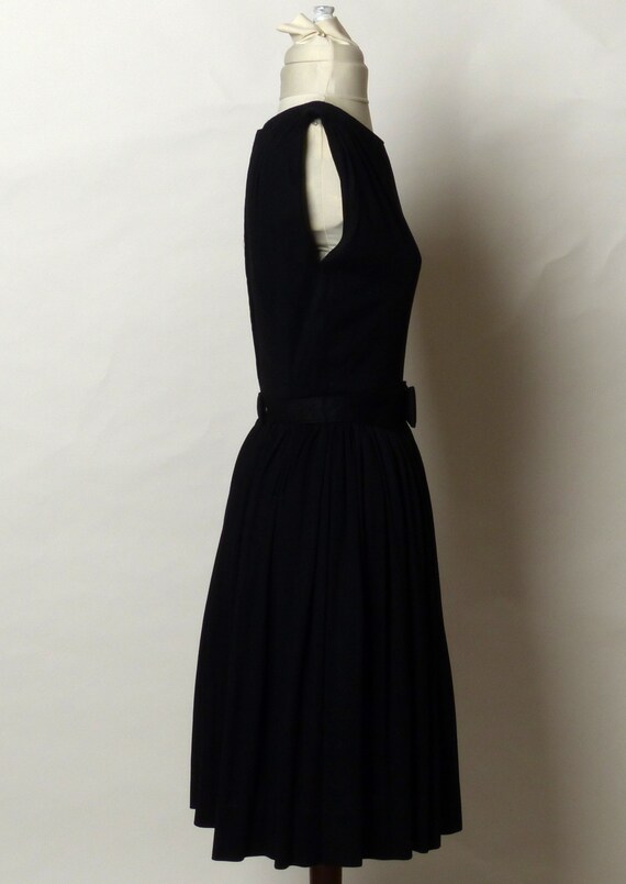 Circa 1950s Spector and Shanler Little Black Dress - image 3