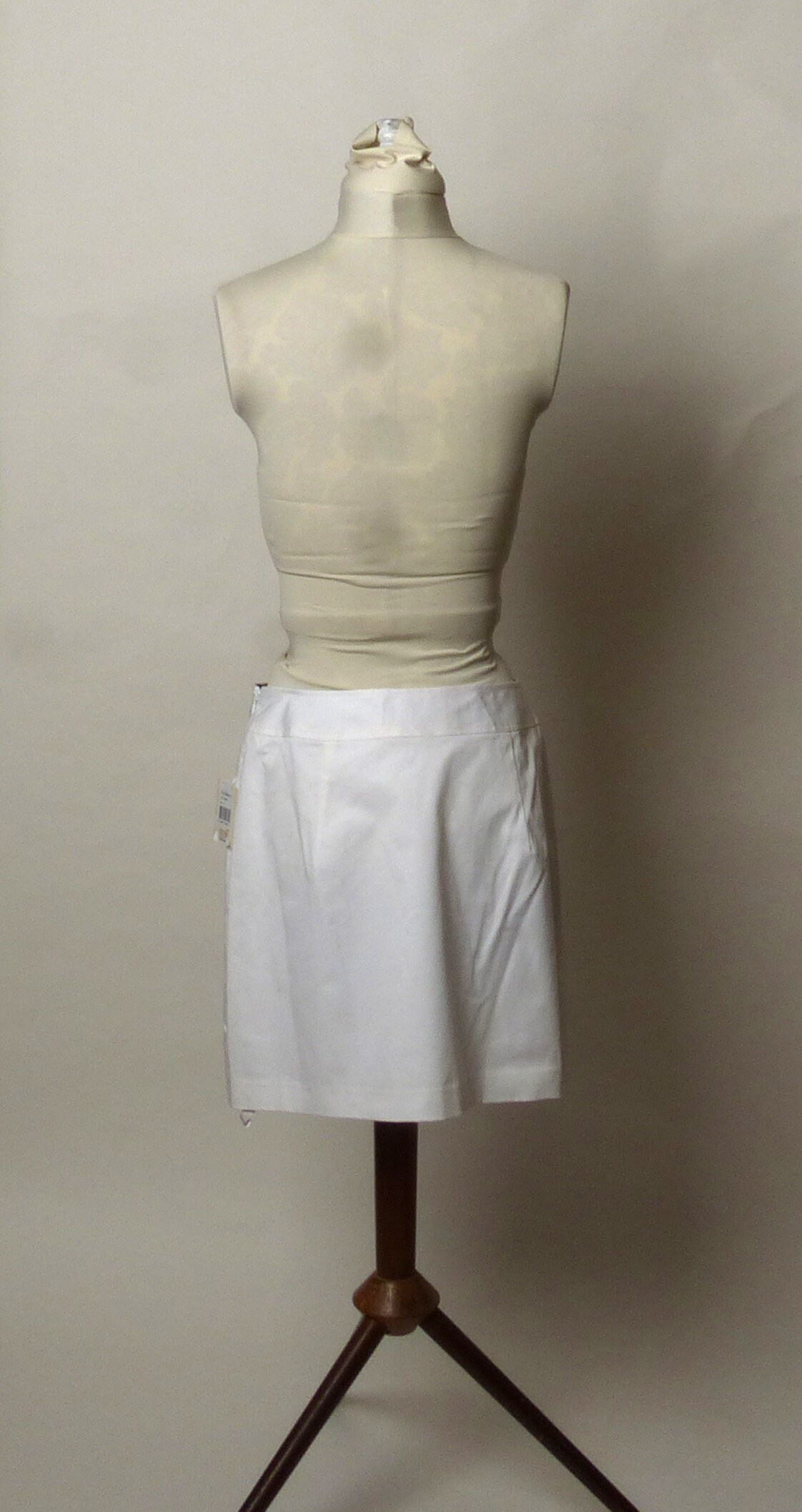 Circa 2000s Milly White Mini Skirt With Built in Gold Belt - Etsy