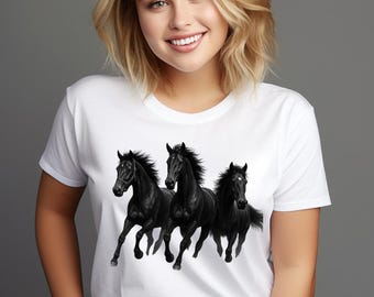 Cowboy Rodeo T-Shirt: Unisex Western Fashion, Horse Style