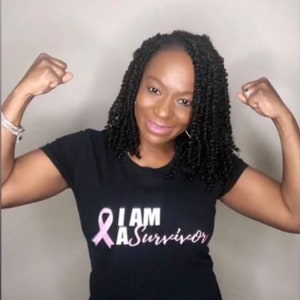 I AM A SURVIVOR Breast Cancer  Shirt- Cancer Survivor Tee