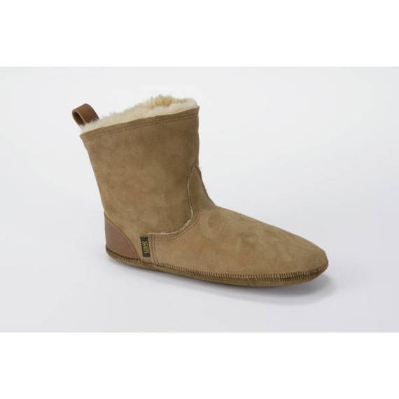 mens shearling boot slippers