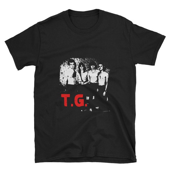Throbbing Gristle limited edition black tribute t-shirt topless