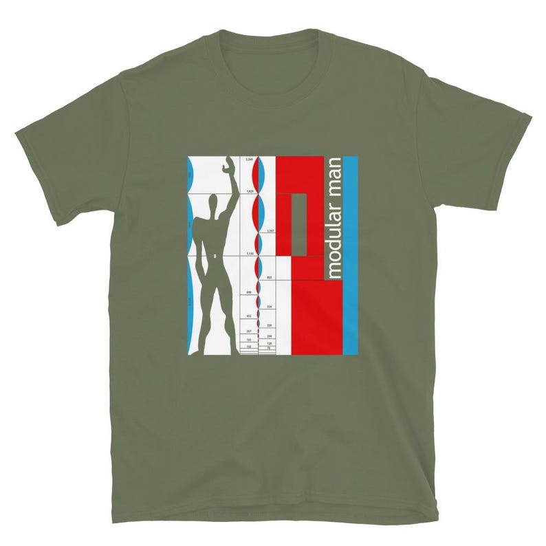 Modular Man - Le Corbusier - Etsy