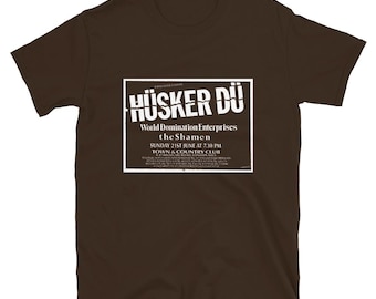 Husker Du - Town & Country Club gig flyer