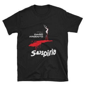 Dario Argento Suspiria 1977 film poster - limited edition classic black tribute t-shirt - unisex