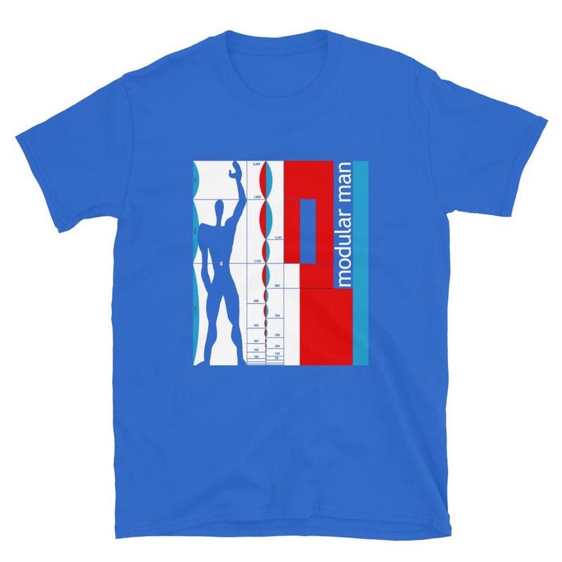 Modular Man - Le Corbusier - Etsy