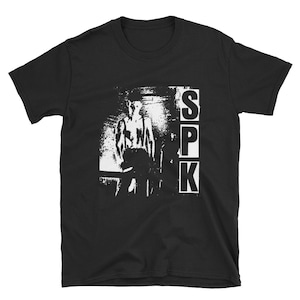 SPK - limited edition classic black tribute t-shirt - unisex