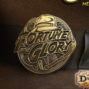 Indy "Fortune & Glory" Lapel Pin