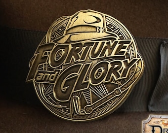 Indy "Fortune & Glory" Lapel Pin