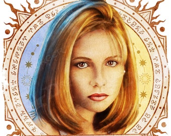 Buffyverse "Buffy Summers" Portrait Art Mini-Print • Run of 150