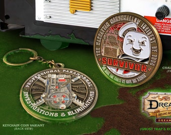 GB « The Manhattan Marshmallow Incident of 1984 Survivor » Metal Challenge Coin