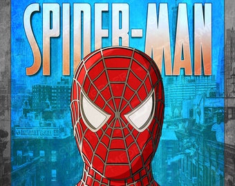 Spider-Man (Superhero Minimalist Poster Series)