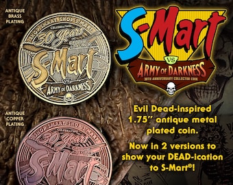 Evil Dead "S-Mart vs. Army of Darkness" 30th Anniversary Metal Collector Coin