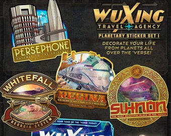 Firefly - WuXing Travel Agency "Metallic Planetary Stickers Set I"