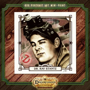 GB "Dr. Ray Stantz" Portrait Art Mini-Print • Run of 150