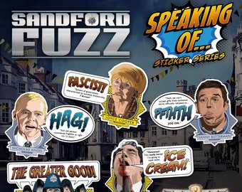 Hot Fuzz "Speaking Of..." Sticker Set (Volume 1)