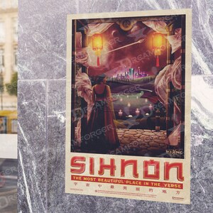 Firefly Sihnon Planetary Travel Poster WuXing Travel Agency series image 6