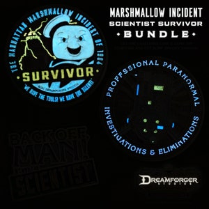 GB Marshmallow Incident Scientist Survivor Coin & Pin Bundle image 2