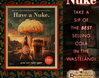 Fallout "Have A Nuke" Retro Fallout Ad Art Print