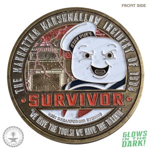 GB Marshmallow Incident Scientist Survivor Coin & Pin Bundle image 3