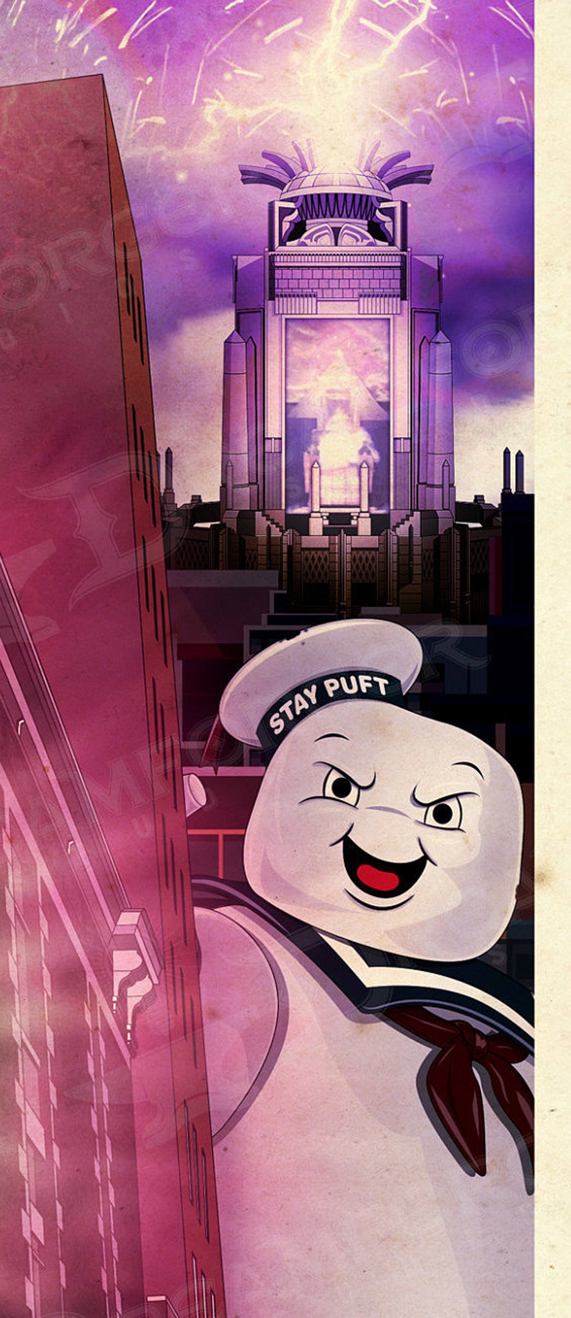 Ghostbusters Firehouse Headquarters NYC Travel Poster Etsy