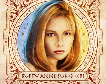 HellmouthCon 2022 Exclusive - "Buffy Anne Summers" Portrait Art Print • Run of 25